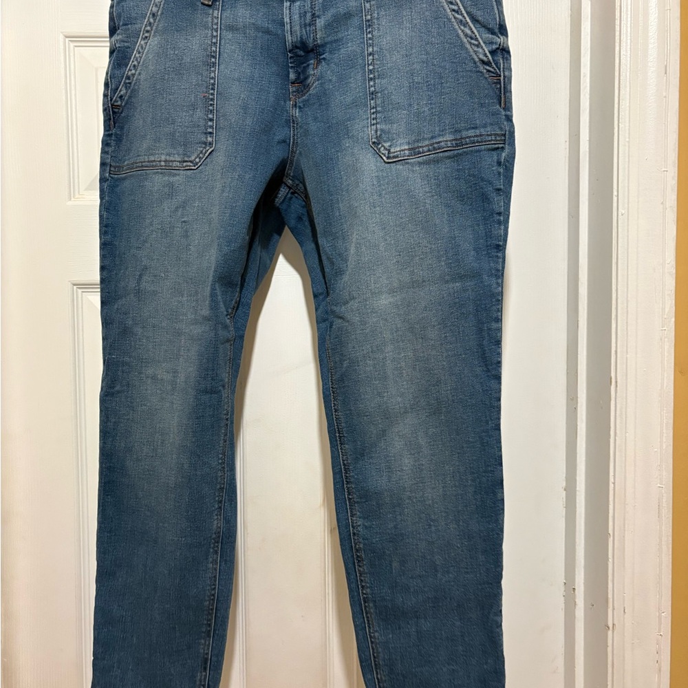 Old Navy Blue Straight-Leg Women's Jeans